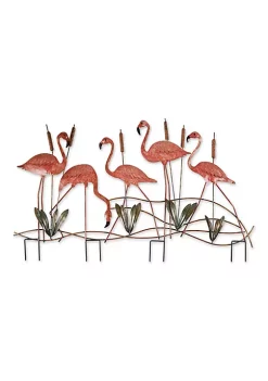 Summerfield Terrace Flock of Flamingos Metal Garden Stake -Bella-Vita || Summerfield Terrace Shop Belk 1027
