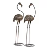 Summerfield Terrace Cast Iron Flamingo Yard Art Pair -Bella-Vita || Summerfield Terrace Shop Belk 1028