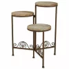 Summerfield Terrace Rustic Triple Planter Stand -Bella-Vita || Summerfield Terrace Shop Belk 1037