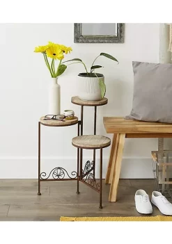 Summerfield Terrace Rustic Triple Planter Stand -Bella-Vita || Summerfield Terrace Shop Belk 1039