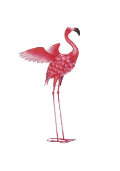 Summerfield Terrace Flying Flamingo Metal Garden Decor - 34 inches -Bella-Vita || Summerfield Terrace Shop Belk 1045