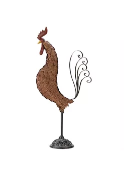 Summerfield Terrace Iron Rooster Art Sculpture