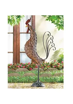 Summerfield Terrace Iron Rooster Art Sculpture -Bella-Vita || Summerfield Terrace Shop Belk 1076