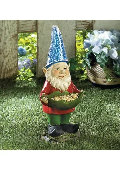 Summerfield Terrace Bird Feeder Solar Light-Up Gnome Bird Feeder -Bella-Vita || Summerfield Terrace Shop Belk 1100