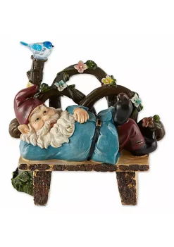 Summerfield Terrace Solar Light-Up Afternoon Nap Garden Gnome