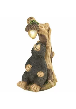 Summerfield Terrace Solar Light-Up Bear Garden Statue