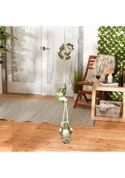 Summerfield Terrace Happy Frogs Hanging Decor -Bella-Vita || Summerfield Terrace Shop Belk 1127