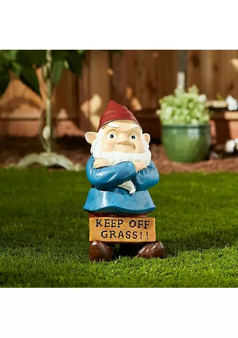 Summerfield Terrace Keep Off Grass Grumpy Gnome 4 Summerfield Terrace Keep Off Grass Grumpy Gnome - Image 2