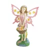 Summerfield Terrace Classic Decorative Pink Fairy Solar Garden Statue -Bella-Vita || Summerfield Terrace Shop Belk 1147