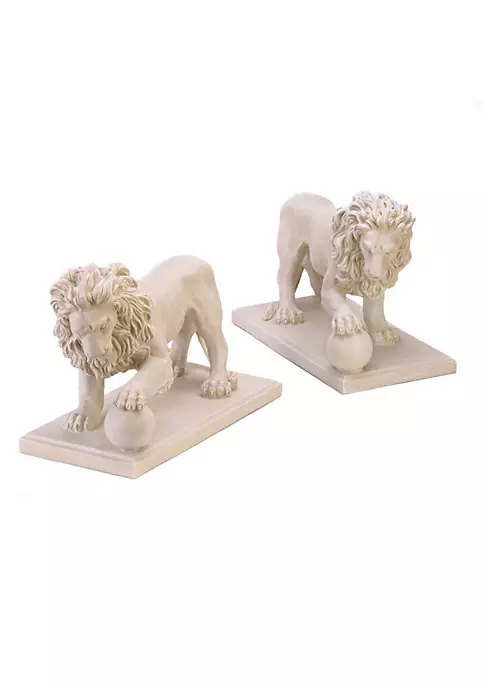 Summerfield Terrace Regal Lion Garden Statue Set 3 Summerfield Terrace Regal Lion Garden Statue Set