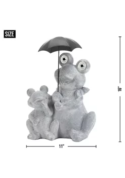 Summerfield Terrace Frogs with Umbrella Solar Garden Light -Bella-Vita || Summerfield Terrace Shop Belk 1229
