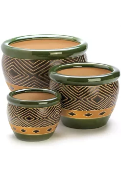 Summerfield Terrace Jade Planters Trio -Bella-Vita || Summerfield Terrace Shop Belk 1267