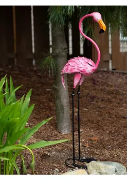 Summerfield Terrace Metal 3-Foot Flamingo Yard Art -Bella-Vita || Summerfield Terrace Shop Belk 1311