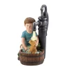 Summerfield Terrace Boy and Dog Wash Solar Garden Light -Bella-Vita || Summerfield Terrace Shop Belk 1312