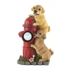 Summerfield Terrace Fire Hydrant and Puppies Solar Garden Light -Bella-Vita || Summerfield Terrace Shop Belk 1322