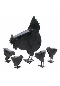 Summerfield Terrace Rusted Metal Hen Family Garden Art 11 Summerfield Terrace Rusted Metal Hen Family Garden Art -Bella-Vita || Summerfield Terrace Shop Belk 1335