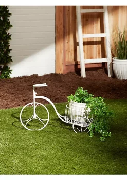 Summerfield Terrace White Tricycle Planter -Bella-Vita || Summerfield Terrace Shop Belk 1338