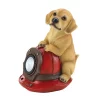 Summerfield Terrace Puppy and Fire Helmet Solar Garden Light 1 Summerfield Terrace Puppy and Fire Helmet Solar Garden Light -Bella-Vita || Summerfield Terrace Shop Belk 1341