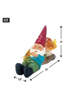 Summerfield Terrace Sleepy Gnome Solar Garden Light -Bella-Vita || Summerfield Terrace Shop Belk 1347