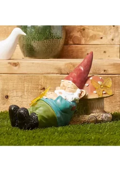 Summerfield Terrace Sleepy Gnome Solar Garden Light -Bella-Vita || Summerfield Terrace Shop Belk 1348