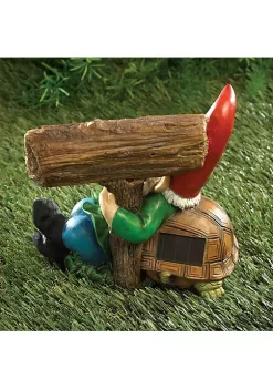 Summerfield Terrace Welcome Gnome Solar Statue -Bella-Vita || Summerfield Terrace Shop Belk 1353