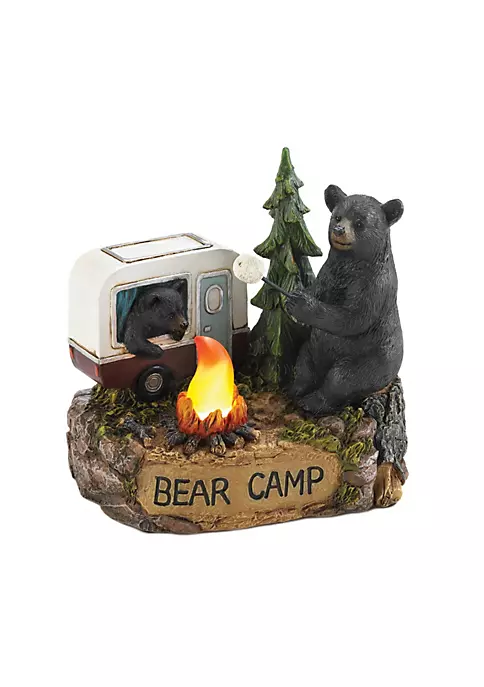Summerfield Terrace Bear Camp Light-Up Figurine 3 Summerfield Terrace Bear Camp Light-Up Figurine