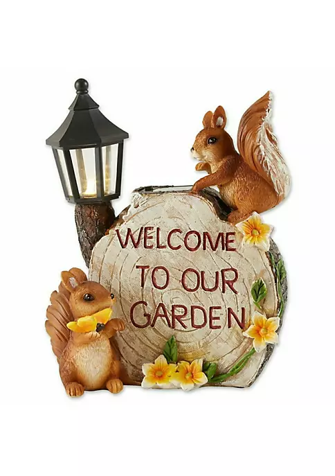 Summerfield Terrace Solar Welcome To Our Garden Squirrels 3 Summerfield Terrace Solar Welcome To Our Garden Squirrels