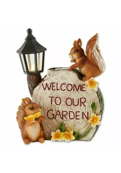 Summerfield Terrace Solar Welcome To Our Garden Squirrels 11 Summerfield Terrace Solar Welcome To Our Garden Squirrels -Bella-Vita || Summerfield Terrace Shop Belk 1372