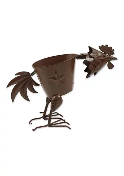 Summerfield Terrace Pecking Rooster Iron Planter -Bella-Vita || Summerfield Terrace Shop Belk 1382