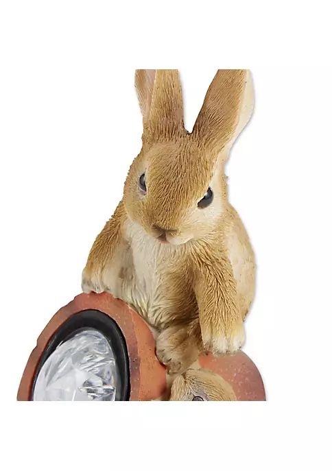 Summerfield Terrace Mom and Baby Bunny Solar Garden Light 6 Summerfield Terrace Mom and Baby Bunny Solar Garden Light - Image 4