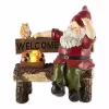 Summerfield Terrace Solar Gnome on Welcome Bench with Light-Up Jewels 1 Summerfield Terrace Solar Gnome on Welcome Bench with Light-Up Jewels -Bella-Vita || Summerfield Terrace Shop Belk 1390