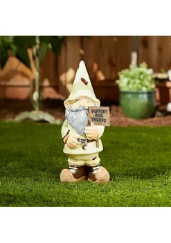 Summerfield Terrace Support Our Troops Garden Gnome -Bella-Vita || Summerfield Terrace Shop Belk 1411