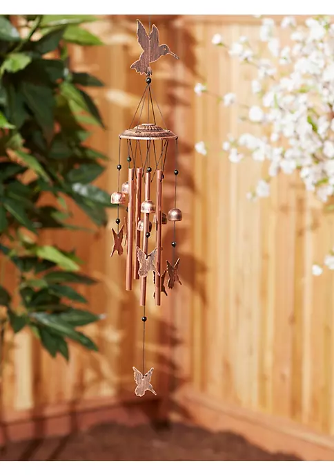 Summerfield Terrace Fluttering Hummingbirds Metal Wind Chimes 6 Summerfield Terrace Fluttering Hummingbirds Metal Wind Chimes - Image 4
