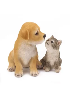 Summerfield Terrace Best Buddies Puppy and Kitten Garden Figurine -Bella-Vita || Summerfield Terrace Shop Belk 1429