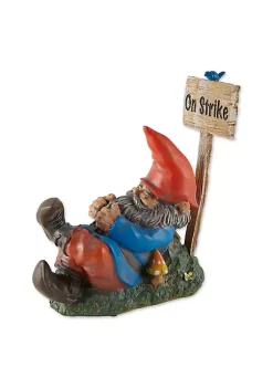 Summerfield Terrace Sleeping Gnome On Strike Garden Decor or Figurine -Bella-Vita || Summerfield Terrace Shop Belk 1432