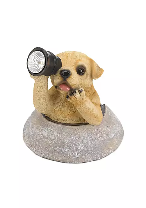 Summerfield Terrace Dog with Telescope Solar Garden Light 4 Summerfield Terrace Dog with Telescope Solar Garden Light - Image 2