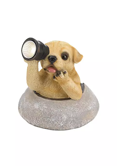 Summerfield Terrace Dog with Telescope Solar Garden Light 5 Summerfield Terrace Dog with Telescope Solar Garden Light - Image 3