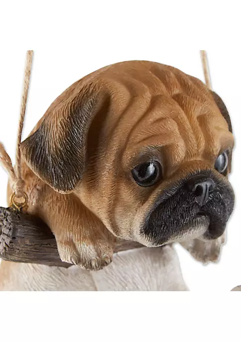 Summerfield Terrace Swinging Pug Puppy Decor 4 Summerfield Terrace Swinging Pug Puppy Decor - Image 2