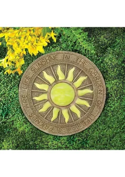 Summerfield Terrace Bursting Sun Glowing Stepping Stone -Bella-Vita || Summerfield Terrace Shop Belk 1467