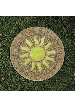 Summerfield Terrace Bursting Sun Glowing Stepping Stone -Bella-Vita || Summerfield Terrace Shop Belk 1468