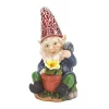 Summerfield Terrace Gardening Gnome with Flower Solar Garden Statue -Bella-Vita || Summerfield Terrace Shop Belk 1477