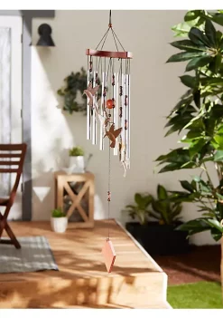Summerfield Terrace Hummingbird Flutter Windchime 9 Summerfield Terrace Hummingbird Flutter Windchime -Bella-Vita || Summerfield Terrace Shop Belk 1518