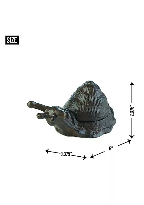 Summerfield Terrace Cast Iron Garden Snail Key Hider 5 Summerfield Terrace Cast Iron Garden Snail Key Hider - Image 3