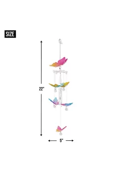 Summerfield Terrace Rainbow Acrylic Butterfly Windchimes -Bella-Vita || Summerfield Terrace Shop Belk 1567