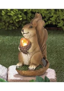 Summerfield Terrace Squirrel Solar Garden Statue -Bella-Vita || Summerfield Terrace Shop Belk 951