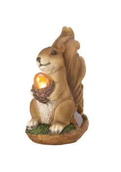 Summerfield Terrace Squirrel Solar Garden Statue -Bella-Vita || Summerfield Terrace Shop Belk 952