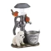 Summerfield Terrace Terrier Puppy with Birds Solar Garden Light with Flower Pot 1 Summerfield Terrace Terrier Puppy with Birds Solar Garden Light with Flower Pot -Bella-Vita || Summerfield Terrace Shop Belk 987