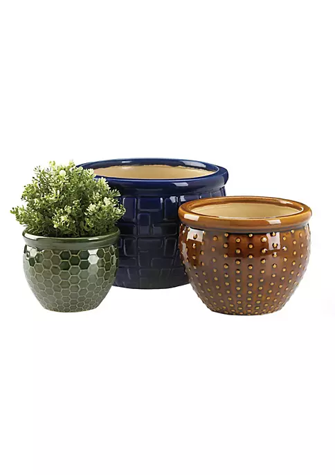 Summerfield Terrace Designer Ceramic Plant Pots 4 Summerfield Terrace Designer Ceramic Plant Pots - Image 2