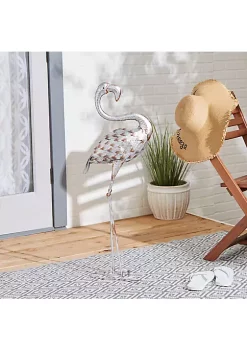 Summerfield Terrace Standing Tall Galvanized Flamingo Statue -Bella-Vita || Summerfield Terrace Shop Belk 997