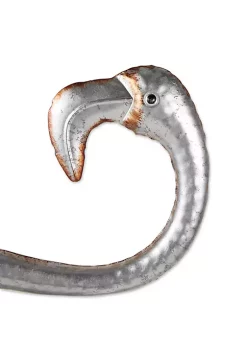 Summerfield Terrace Standing Tall Galvanized Flamingo Statue -Bella-Vita || Summerfield Terrace Shop Belk 998